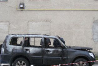 На Закарпатті спалили джип активіста-регіонала