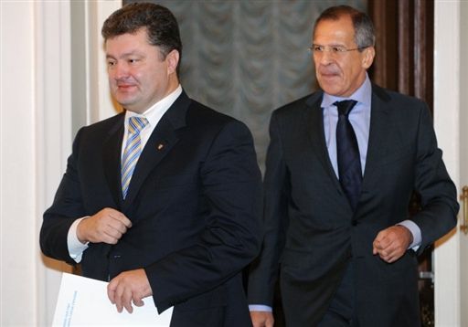 Петро Порошенко та Сергій Лавров
