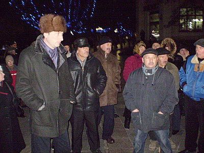 Мітинг в честь Сталіна