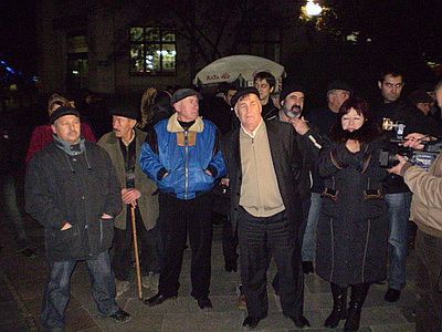 Мітинг в честь Сталіна