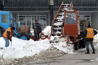 Брудний сніг у Києві отруїть дерева та воду в бюветах