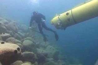 На дні Чорного моря запалено олімпійський вогонь Сочі