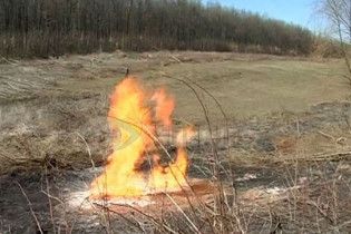 У Вінницькій області сталася пожежа на газогоні