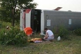 В Польщі перекинувся автобус з білорусами