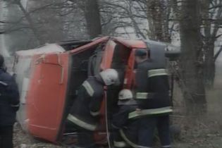 ДТП на Черкащині: 13 людей травмовано (відео)