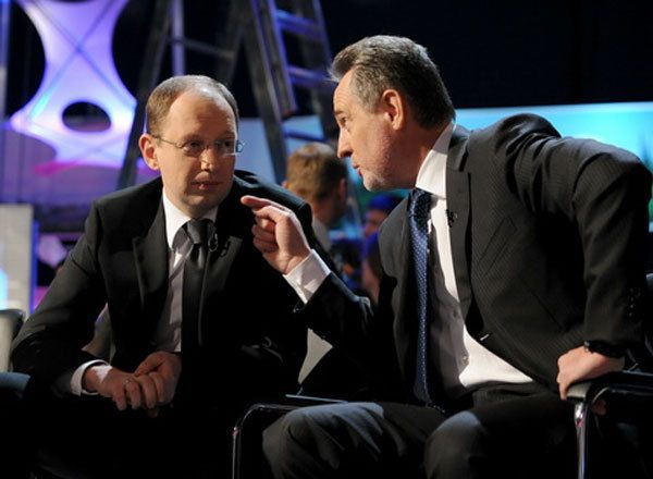 Арсеній Яценюк та Дмитро Фірташ