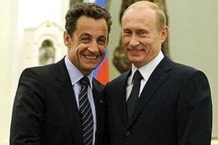 Путін заявив, що його нинішня скромна посада не заважає дружбі з Саркозі