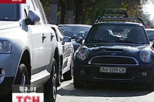 Київ паралізували рекордні затори через аварію трамвая