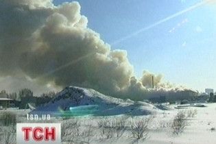На Вінниччині горіло сховище нафтопродуктів