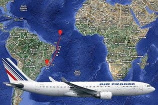 Встановлено точне місце падіння літака Air France