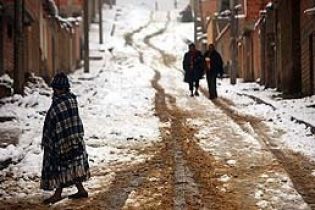 В Аргентині снігопад