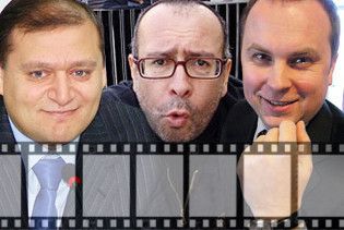 Шуфрич, Добкін та російський звідник Лістерман разом зіграли в кіно