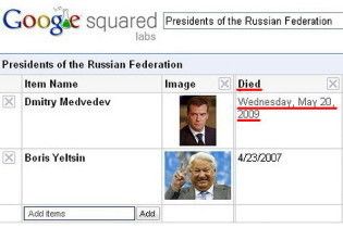 Google поховав Дмитра Мєдвєдєва