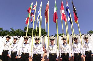 Міжнародні навчання "Сі Бриз - 2001" в Одесі (Фото: www.radiosvoboda.org)