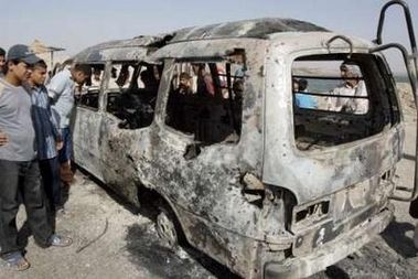 Наслідки вибуху в Багдаді