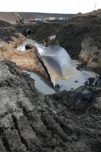 Наслідки вибуху на газогоні "Уренгой-Помари-Ужгород"