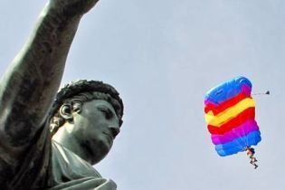 Одесса встречает Огонь дружбы (видео)