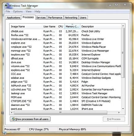 Помилка у Windows 7