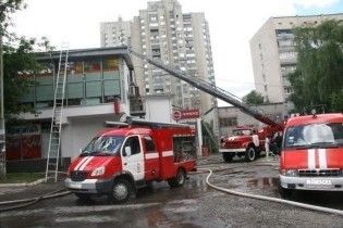 У Києві горів магазин дитячого одягу