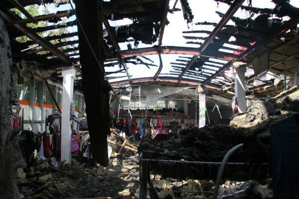 пожежа в магазині дитячого одягу