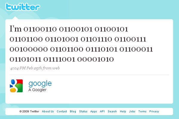 Google на Twitter