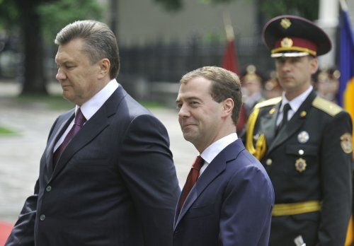 Янукович і Мєдвєдєв у Києві