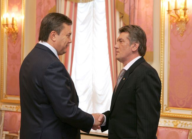 Віктор Янукович і Віктор Ющенко
