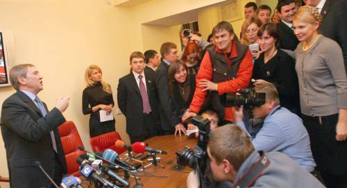 Леонід Черновецький і Юлія Тимошенко