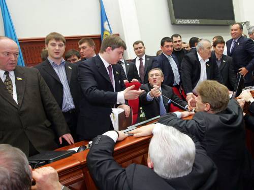 Олесь Довгий у Київраді