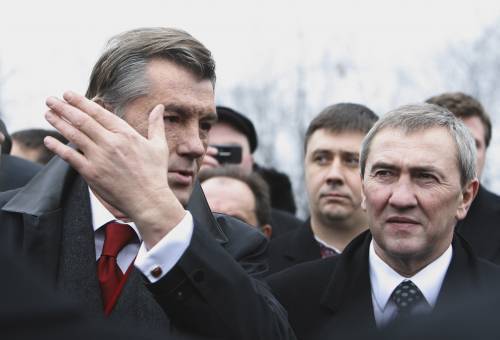 Віктор Ющенко та Леонід Черновецький