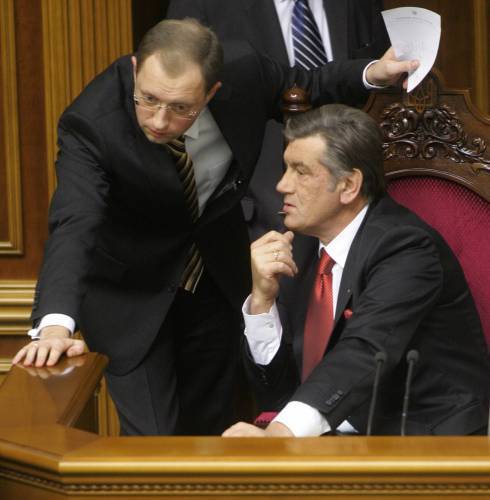 Віктор Ющенко та Арсеній Яценюк