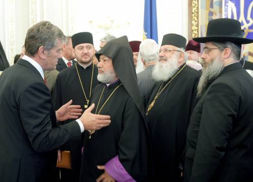Ющенко та релігійні лідери