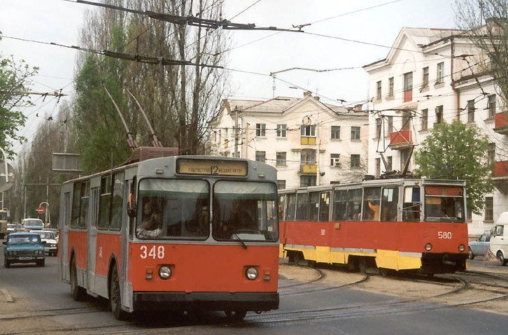 Тролейбус і трамвай (Фото: transport.kuban.info)