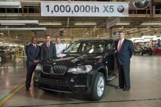 BMW випустила мільйонний екземпляр моделі X5