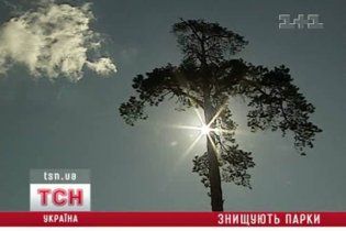 Киевляне стали в защиту столичного парка на Дарнице