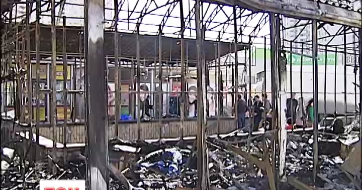 В столице на Позняках произошел пожар