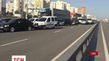 В столице был заблокирован проспект Бажана