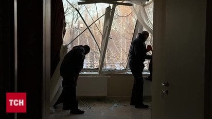 Відео наслідків удару по клініці на Оболоні в Києві