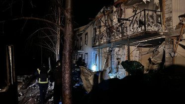 У трьох населених пунктах пошкоджені та частково зруйновані 9 приватних будинків після ворожої атаки безпілотниками / © t.me/Mykola_Kalashnyk