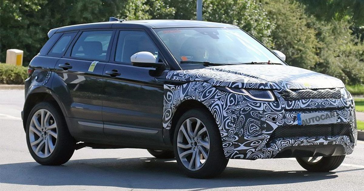 Range Rover Evoque следующего поколения получит трехцилиндровый мотор