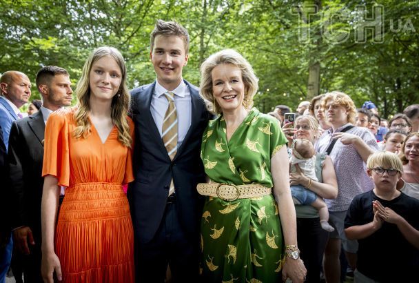 Принцесса Элеонора, принц Габриэль и королева Матильда / © Getty Images