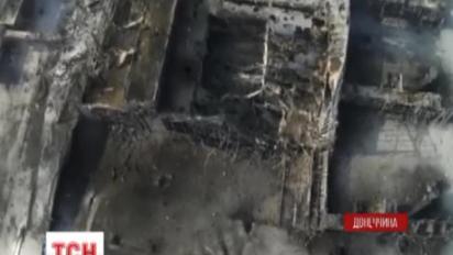 В Донецком аэропорту обвалились бетонные перекрытия после взрыва