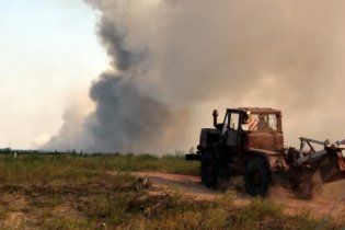Под Киевом вновь горят торфяники