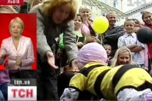 Забеги карапузиков во Львове (видео)