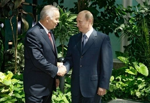 Путін і Карімов