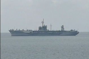 Военный корабль США вошел в территориальные воды Грузии (видео)