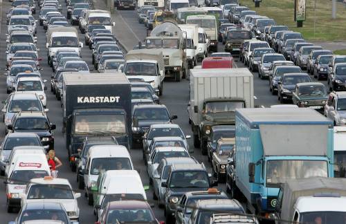 Дорожня пробка в Києві