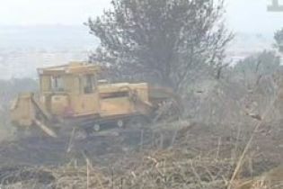 Вокруг Запорожья пылает земля (видео)