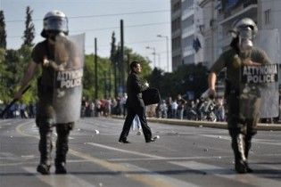 В Греции произошли столкновения между полицией и водителями грузовиков
