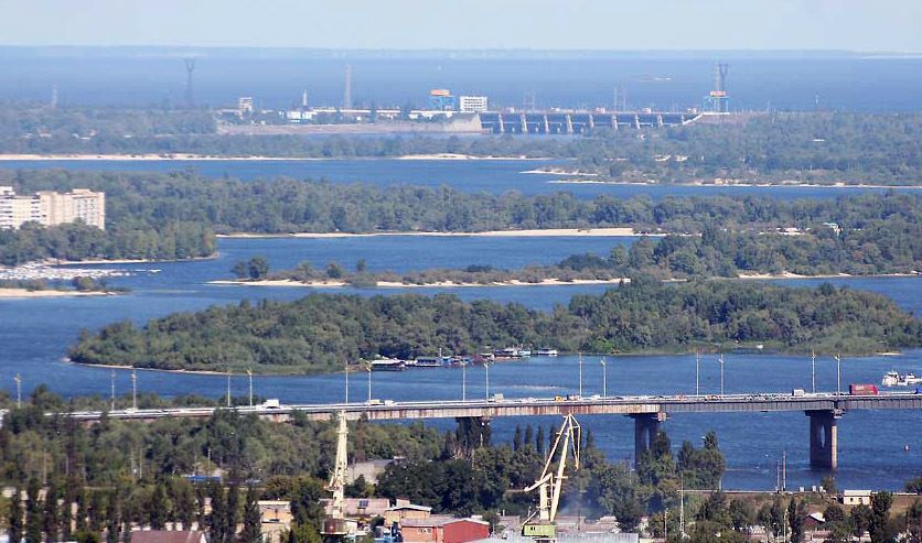 Вид на Дніпро